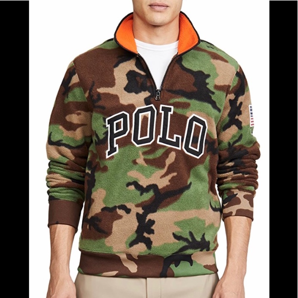 Polo Ralph Lauren Polar Fleece Pullover Sweatshirt size M